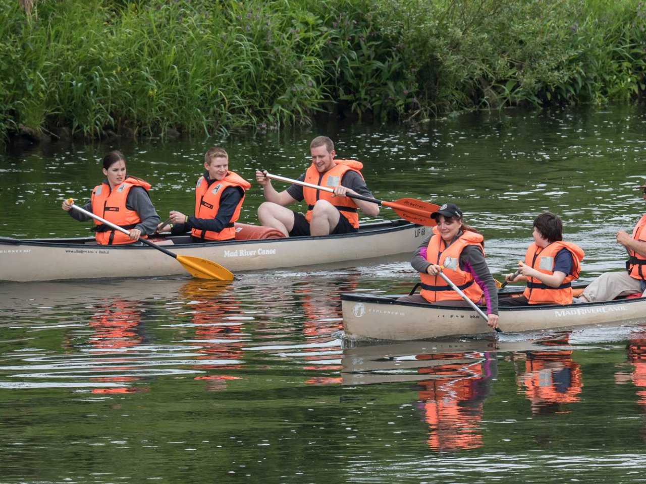 Kanufahrt auf dem Main