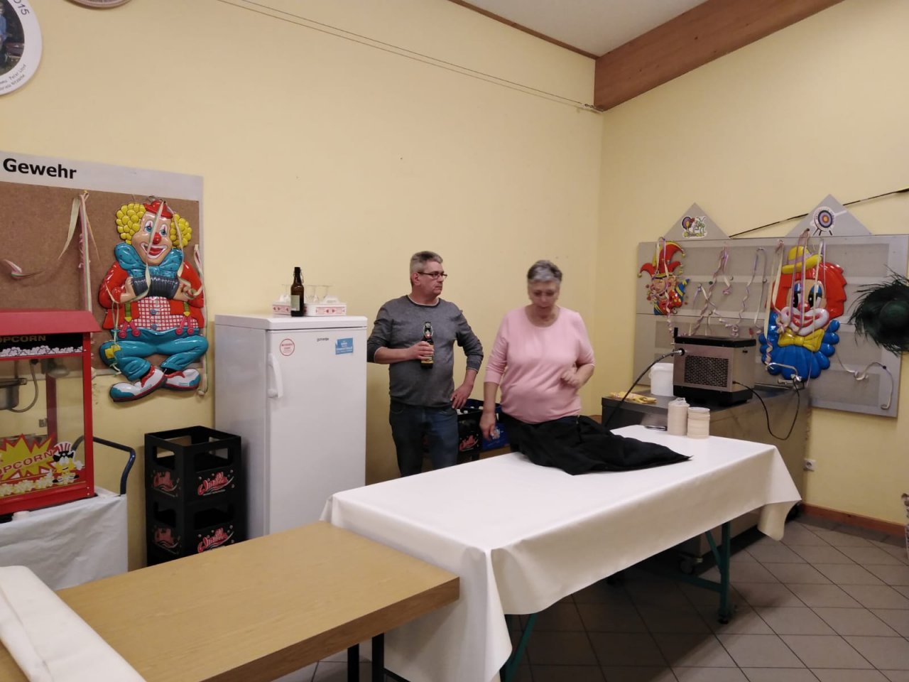 Aufbau Weiberfasching 2020