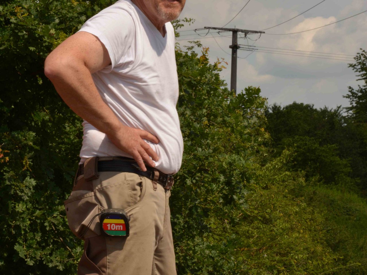 Bau des Containerdaches 2020