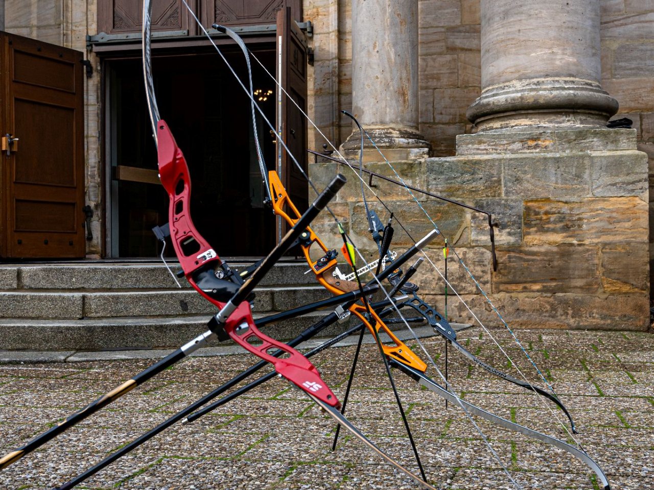 Spalier zur Hochzeit Stephi und Marius