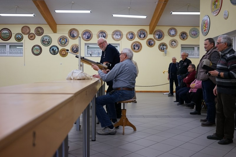 Christbaumkugelschiessen der Aufgelegtschützen 2024