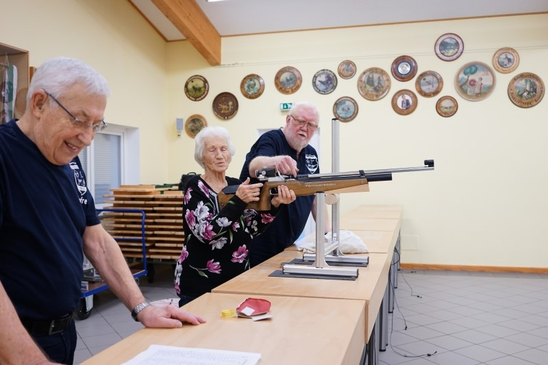 Christbaumkugelschiessen der Aufgelegtschützen 2024