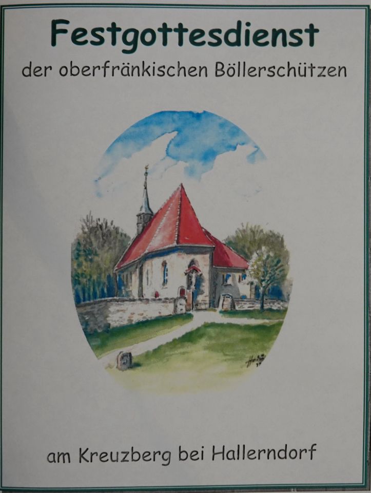 Erster Festgottesdienst der Böllerschützen am Kreuzberg